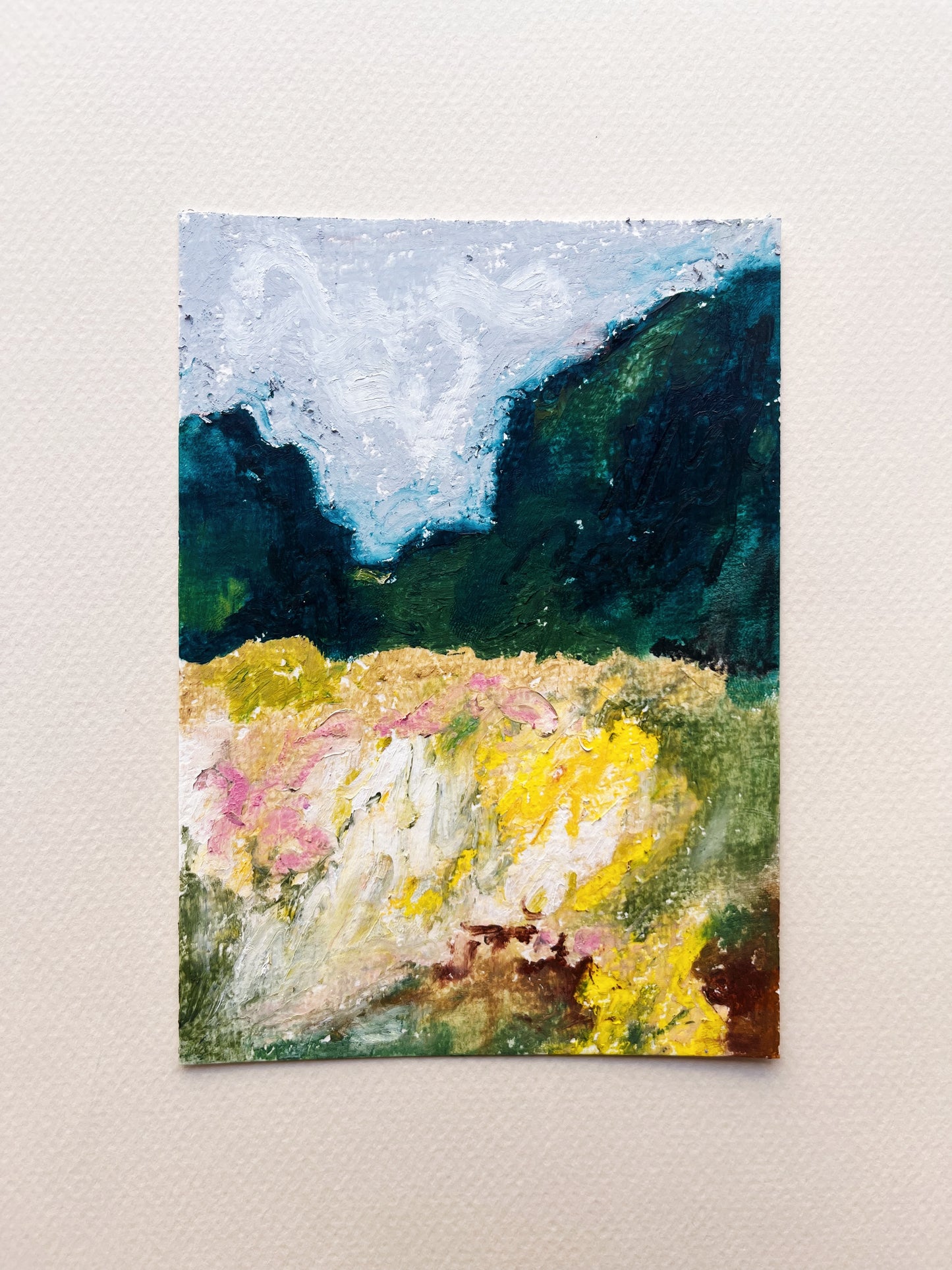 Pastel Postcard: Walthamstow Marshes