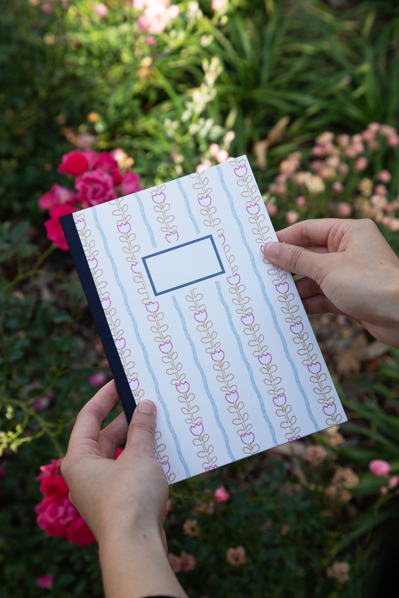 'Flower Embroidery' Notebook Set