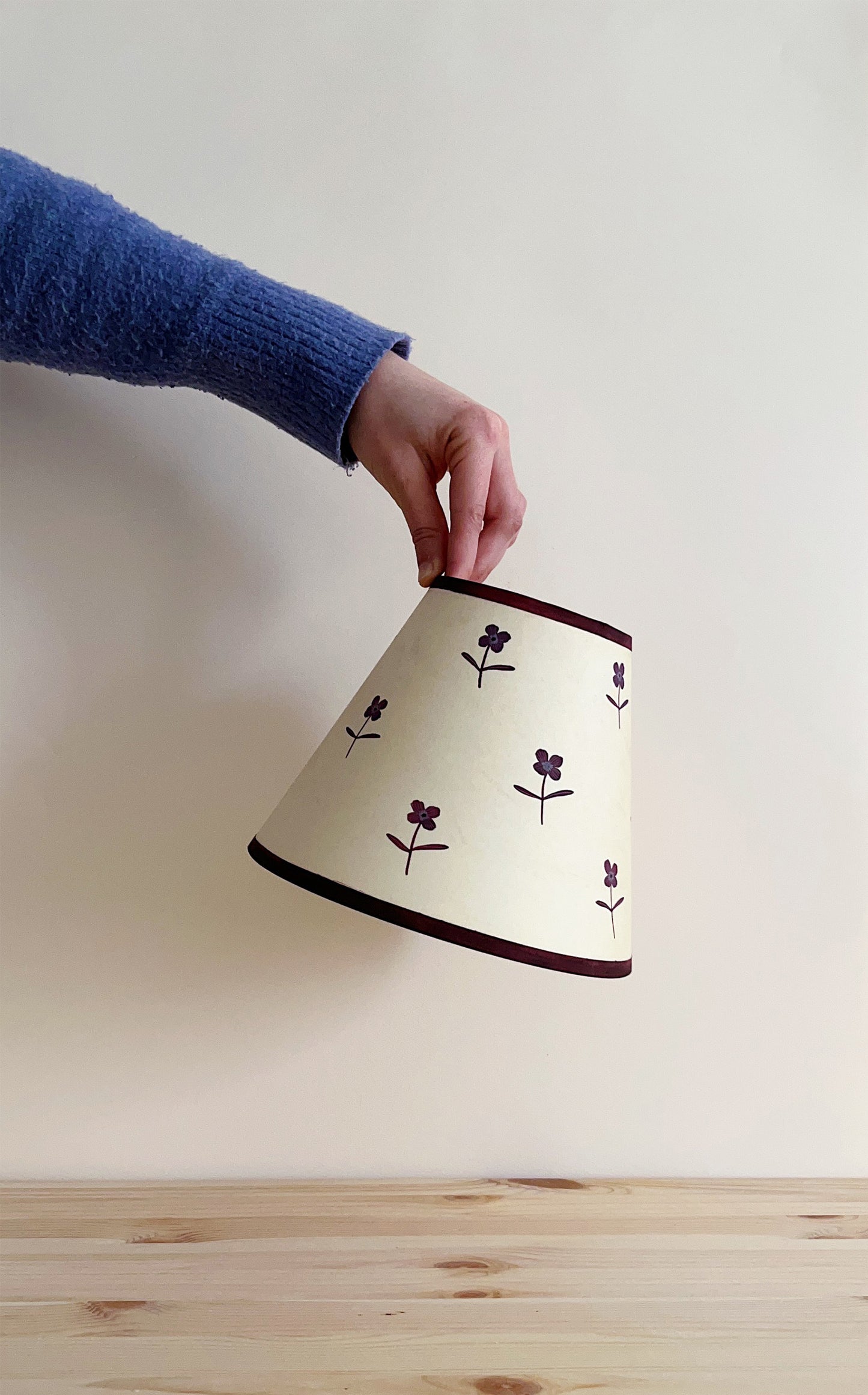 'Roslyn' Hand Painted Lampshade